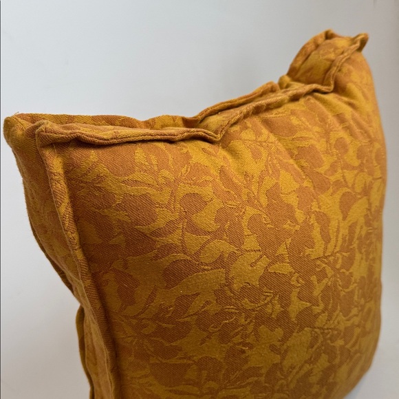 PAD Home Design Concept Gaida Mustard Colored Pillow 15”x15” - Picture 2 of 11